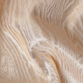 Beige Self Design Brocade Fabric 140cm
