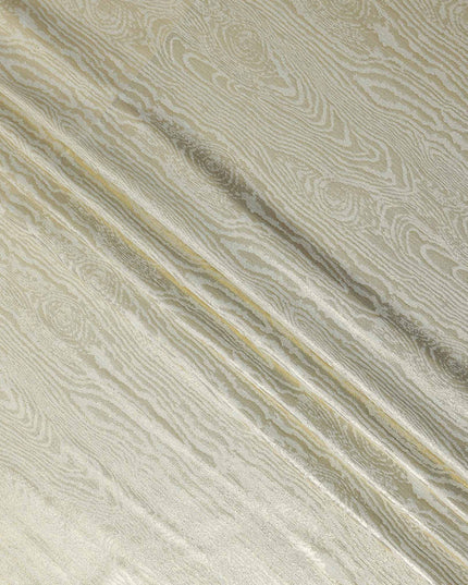 Beige Self Design Brocade Fabric 140cm