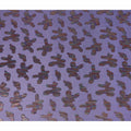 Purple Floral Polyester Fabric 140cm