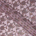 Pink Floral Polyester Fabric 140cm