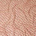Pink Polka Dot Cotton Voile Fabric 140cm