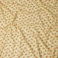 Yellow Polka Dot Cotton Voile Fabric 140cm