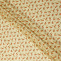 Yellow Polka Dot Cotton Voile Fabric 140cm