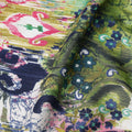 Multicolor Abstract Viscose Crepe Fabric 140cm
