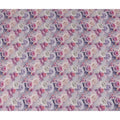 Rose Pink Paisley Viscose Crepe Fabric