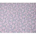قماش فوال قطني ياباني باللون الوردي الباهت، بطبعة زهور باللون الوردي الفاتح، عرض 110 سم - D20920