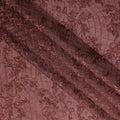 Maroon Tussar Silk Fabric with Floral Embroidery & Silver Accents, 110 cm Width-D20947