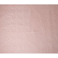 Blush Pink Silk Satin Fabric with Leaf Pattern, 110 cm Width-D20964