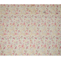 Pastel Floral Linen Cotton Blend Fabric, 110 cm Width-D20967