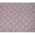 Dusty Rose Floral Linen-Cotton Blend Fabric, 110 cm Wide, Made in India-D20972
