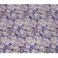 Lavender Purple Viscose Digital Printed Fabric with Watercolor Floral Design, 110 cm Width-D21296 Regal Fabrics