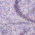 قماش ساتان قطني مطبوع عليه زهور اللافندر – عرض 110 سم – D21405
