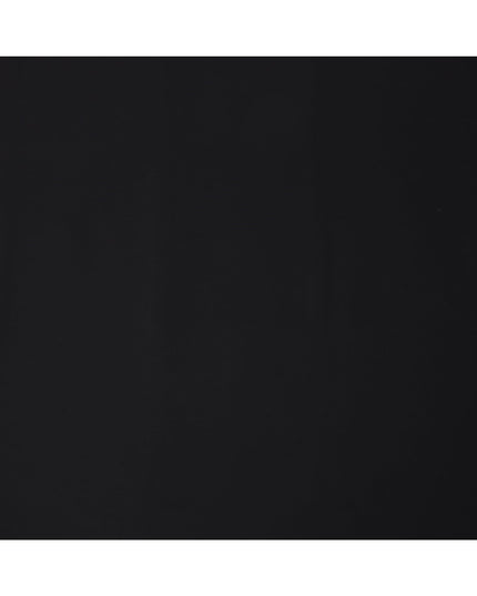 قماش بدلة من الصوف الإيطالي المخلوط الفاخر باللون الأسود الكلاسيكي، عرض 150 سم، طول 4 أمتار، إيطاليا - D24954