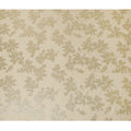 Elegant Gold Silk Chiffon Fabric with Metallic Lurex Floral Design, 110 cm Width, South Korea-D19728