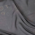 قماش شيفون حرير خالص زهري فحمي أنيق، 110 سم، كوريا الجنوبية-D19888