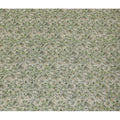 Cream & Green Leafy Viscose Digital Printed Fabric - Soft & Lightweight, 110 cm Width-D20260