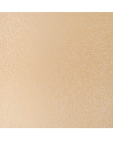 قماش ساتان حريري نقي منسوج معدني بنقشة زهور بلون الخوخ الذهبي، عرض 110 سم، صنع في كوريا الجنوبية - D23018