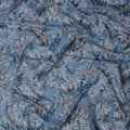 Powder Blue Leaf Pattern Traditional Sudanese Thobe in Pure Cotton Voile Fabric, 4.5 Meters Length, Width 140 cm – Made in India-D23131 Regal Fabrics