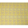 Beige and Yellow Baroque Traditional Sudanese Thobe in Pure Cotton Voile Fabric, 4.5 Meters Length, Width 140 cm – Made in India-D23145