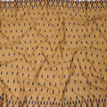 Mustard Yellow Traditional Premium Premium Sudanese Thobe in Pure Cotton Voile Embroidery Fabric with Stone work, 4.5 Mtrs Piece, 140 Cms Width, Made in Switzerland-D23266 - Regal Fabrics