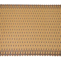 Mustard Yellow Traditional Premium Premium Sudanese Thobe in Pure Cotton Voile Embroidery Fabric with Stone work, 4.5 Mtrs Piece, 140 Cms Width, Made in Switzerland-D23266 - Regal Fabrics