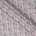Blush Pink and Grey Textured Mosaic Print Blended Linen Fabric with Abstract Block Design, 140 Cms Width, Made in India-D23285