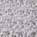 Soft White Grey Floral Watercolor Printed Linen Fabric, 140 Cms Width, Made in India-D23715