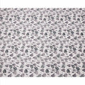 Soft White Grey Floral Watercolor Printed Linen Fabric, 140 Cms Width, Made in India-D23715