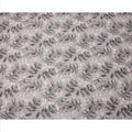 Dusty Grey Black White Floral Line Art Printed Linen Fabric, 140 Cms Width, Made in India-D23719