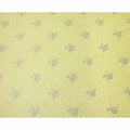 Lime Green Floral Embroidered Cotton Voile Fabric with Sequin Highlights, 140 Cms Width, Made in India-D23726 - Regal Fabrics
