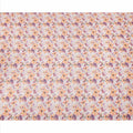 Peach Lavender Floral Bloom Printed Cotton Voile Fabric, 140 Cms Width, Made in India-D23743