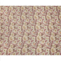 Dusty Rose Base Ivory Peach Floral Printed Viscose Crepe Fabric, 110 Cms Width, Made in India-D23988