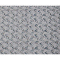 Grey with Multicolor Floral Print Pure Italian Cotton Lawn Fabric, 140 Cms, Italy-D25400