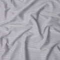 Silver Grey with Self Stripes Premium Swiss Poly Cotton Fabric, 150 Cms, Switzerland-D25402