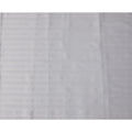 Pearl Grey with Fine Self Stripes Premium Swiss Poly Cotton Fabric, 150 Cms, Switzerland-D25403