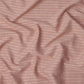 Peach with Textured Self Stripes Premium Swiss Poly Cotton Fabric, 150 Cms, Switzerland-D25407
