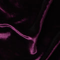 Deep Plum Premium Silk Blended Velvet Fabric with Rich Lustrous Finish and Smooth Draping Texture, 140 Cms Width, Made in China-D25903
