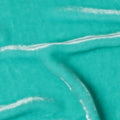 Aqua Blue Premium Silk Blended Velvet Fabric with Lustrous Finish and Elegant Draping Texture, 140 Cms Width, Made in China-D25907