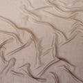 Beige to Brown Ombre Wrinkle Silk Chiffon Fabric with Soft Texture and Lightweight Flow, 110 Cms Width, Made in South Korea-D25911