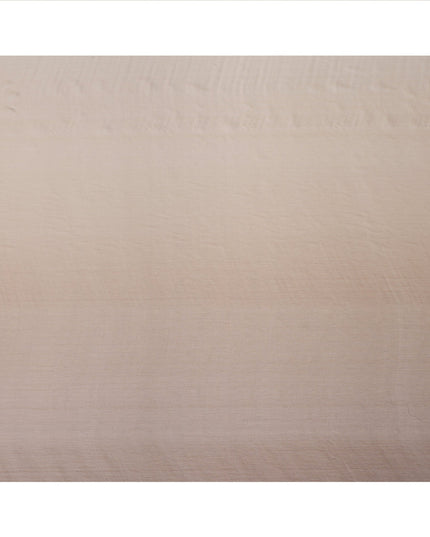 Beige to Brown Ombre Wrinkle Silk Chiffon Fabric with Soft Texture and Lightweight Flow, 110 Cms Width, Made in South Korea-D25911