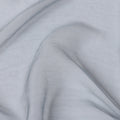 Grey to White Ombre Wrinkle Silk Chiffon Fabric with Sheer Lightweight Texture and Elegant Flow, 110 Cms Width, Made in South Korea-D25912