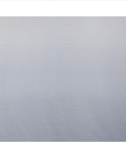Grey to White Ombre Wrinkle Silk Chiffon Fabric with Sheer Lightweight Texture and Elegant Flow, 110 Cms Width, Made in South Korea-D25912