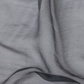 Black to Grey Ombre Wrinkle Silk Chiffon Fabric with Sheer Flow and Lightweight Texture, 110 Cms Width, Made in South Korea-D25913