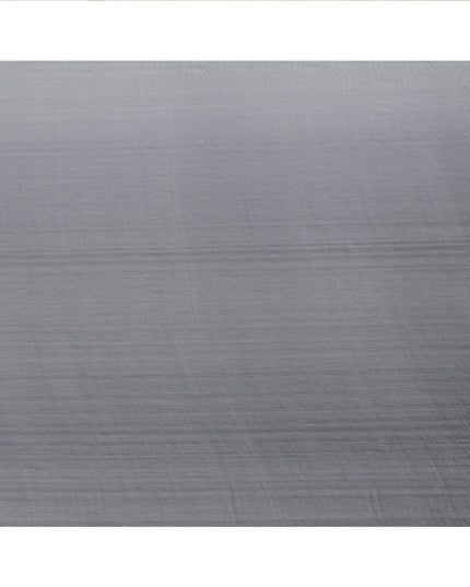 Black to Grey Ombre Wrinkle Silk Chiffon Fabric with Sheer Flow and Lightweight Texture, 110 Cms Width, Made in South Korea-D25913