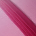 Pink to Fuchsia Ombre Wrinkle Silk Chiffon Fabric with Soft Sheer Texture and Elegant Flow, 110 Cms Width, Made in South Korea-D25915