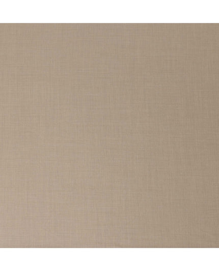 Light Brown Premium Super 160’s English Wool & Cashmere Suiting Fabric, 150 cm Width, Made in UK-D26736
