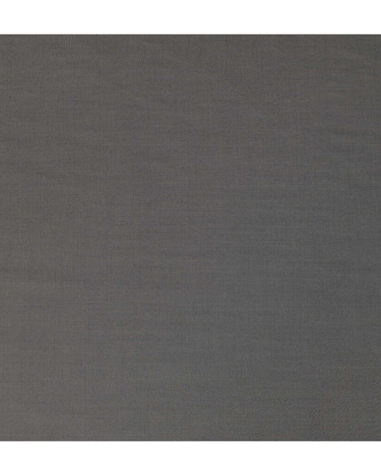 Charcoal Grey Premium Super 160’s English Wool & Cashmere Suiting Fabric, 150 cm Width, Made in UK-D26737