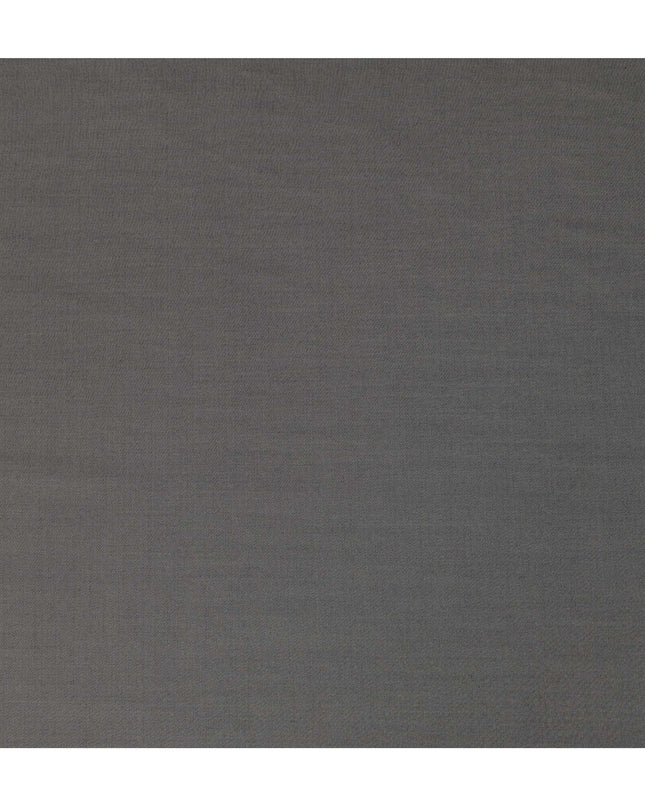 Charcoal Grey Premium Super 160’s English Wool & Cashmere Suiting Fabric, 150 cm Width, Made in UK-D26737