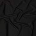 Jet Black Premium Super 160’s English Wool & Cashmere Suiting Fabric, 150 cm Width, Made in UK-D26740
