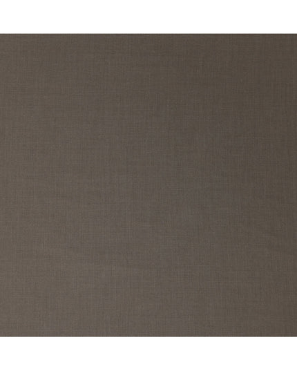 Mocha Brown Premium Super 180’s English Wool & Cashmere Suiting Fabric, 150 cm Width, Made in UK-D26741